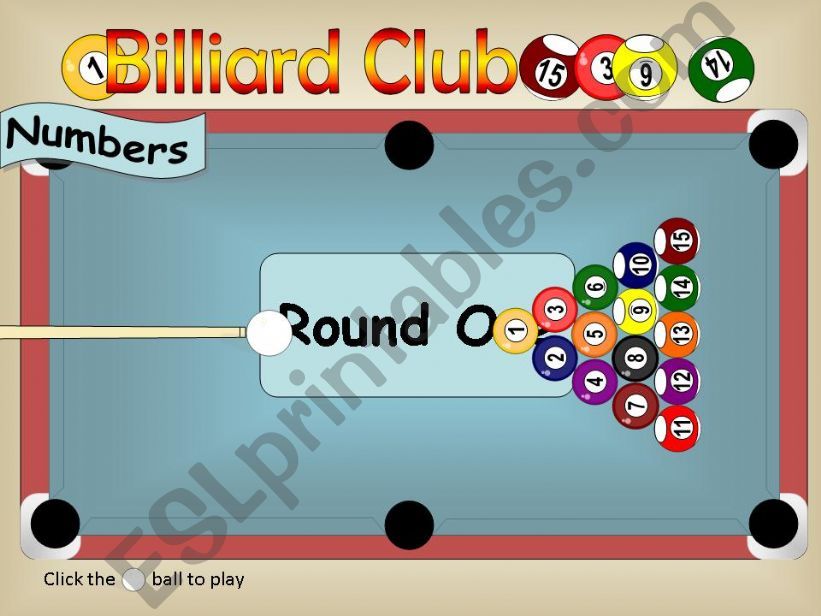 Billiard Club [ Numbers 01-15 ]